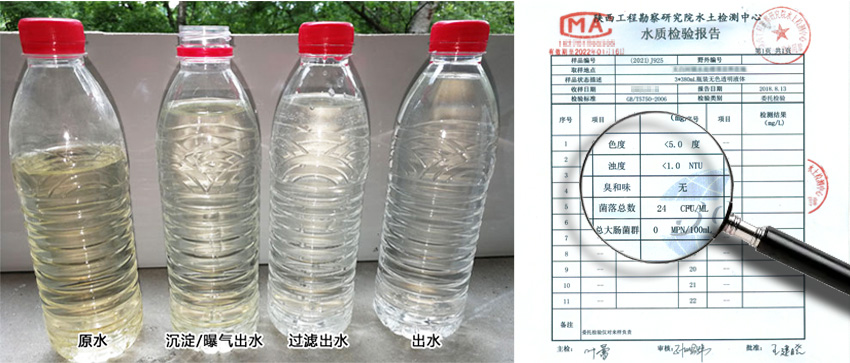 一體化凈水設(shè)備處理效果