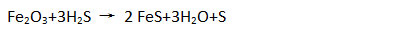 三價(jià)鐵的氧化物被H2S還原